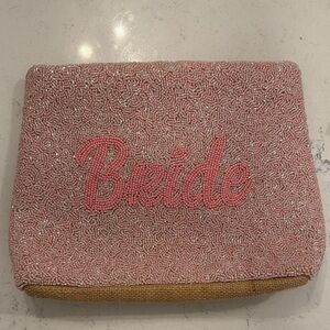 Pink “Bride” Clutch